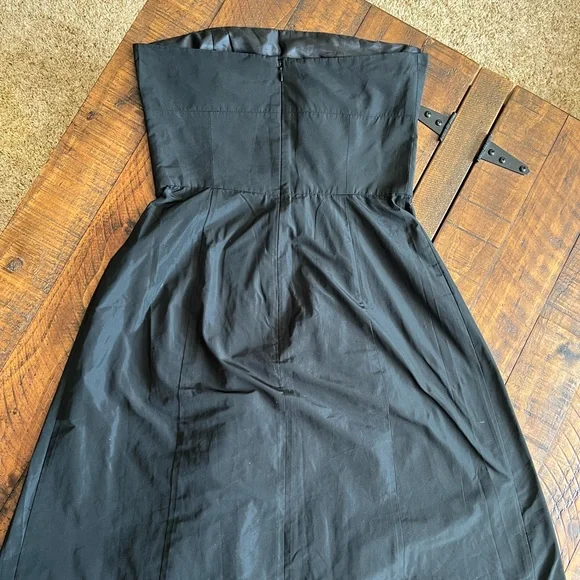 Theory Black Strapless Dress - Picture 3 of 4